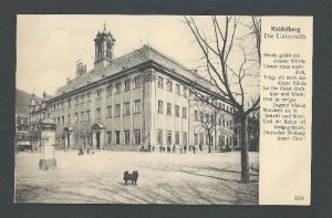 Ca 1908 PPC Heidelberg University Germany Mint