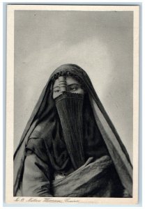c1930's Native Woman Traditional Dress Cairo Egypt Unposted Vintage Postcard 