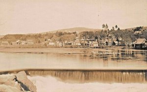 LISBON NEW HAMPSHIRE~THE FALLS~1910s REAL PHOTO POSTCARD