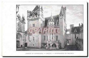 Old Postcard Chateau de Pierrefonds Flats Dungeon Lord