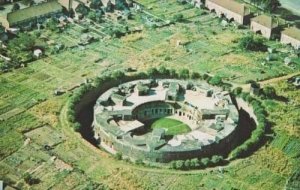 Harwich Redoubt Aerial View Essex 1970s Postcard