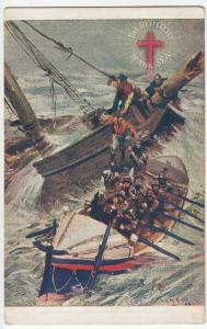 RNLI Lifeboat,  'Red Cross Of The Sea' PPC Unposted Fundraising Card c 1910