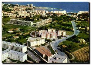 Postcard Moderne Saint Maxime St Tropez in the distance