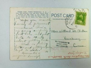 Vintage Postcard 1920's Indian Leap North Woodstock White Mountains NH