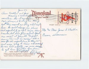 Postcard Mark Twain, Frontierland, Disneyland Park, Anaheim, California