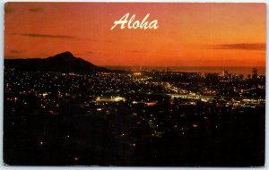 Postcard - Aloha - Sunset In Hawaii