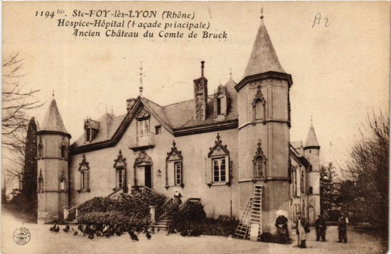 CPA Ste Foy les Lyon Hospice-Hopital ancien Chateau du Comte de Bruck (572960)