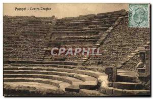 Old Postcard Italy Pompei Teatro Italia Tragico