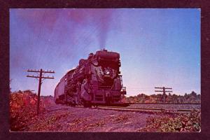 MA Boston Albany Railroad Train E BROOKFIELD MASSACHUSETTS MASS Postcard