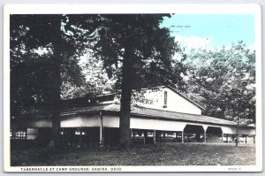 Vintage 1928 Tabernacle Camp Grounds Sabina Ohio Postcard