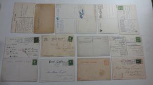 Philadelphia Pennsylvania Lot of 44 Postcard 1906-1952 Betsy Ross Franklin 