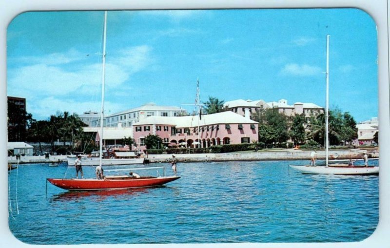 HAMILTON, Bermuda ~ ROYAL BERMUDA YACHT CLUB ca 1950s Postcard