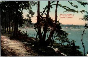 Shell Point Looking South, Onset MA c1911 Vintage Postcard M27