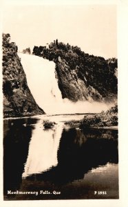 Vintage Postcard 1920's Montmoreney Falls Water Falls Quebec Canada