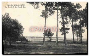 Old Postcard In Les Landes On the Banks of the Great Lakes