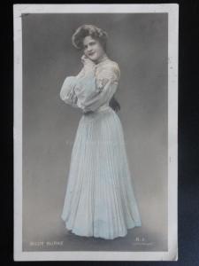 Portrait of Actress: BILLIE BURKE c1905 - Old RP Postcard by Ralph Dunn