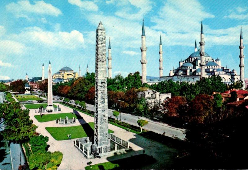 Turkey Istanbul The Blue Mosque and Saint Sophia