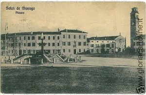 VINTAGE POSTCARD: MANIAGO - PORDENONE-