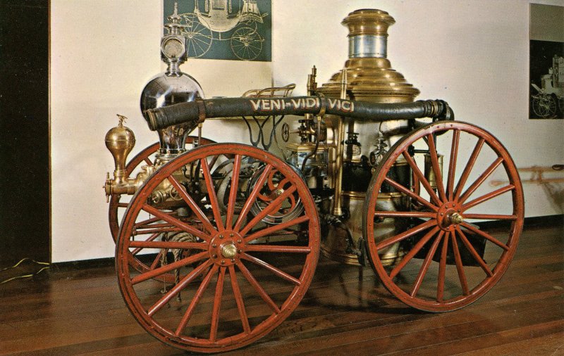 1878 Veni-Vidi-Vici Steam Fire Engine used in Frederick, MD