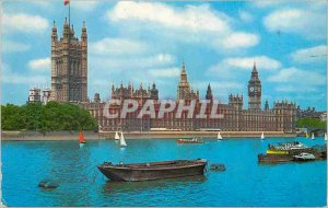 Modern Postcard Houses of Parliament London