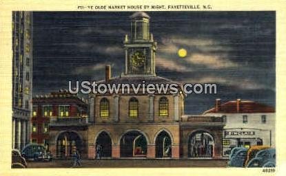 Ye Olde Market house by Night in Fayetteville, North Carolina