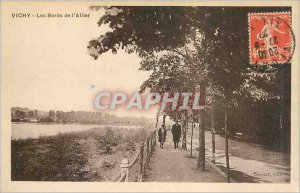 Old Postcard Vichy Allier Edges