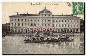 Old Postcard Rive de Gier City Hotel Joutes