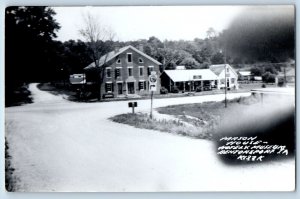 Bentonsport Iowa IA Postcard RPPC Photo Mason House Hotel & Museum c1910's