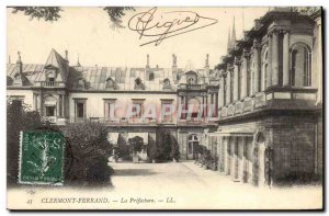 Old Postcard Prefecture Clermont Ferrand