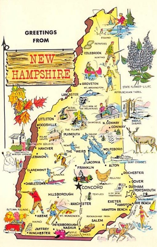 New Hampshire USA Unused 