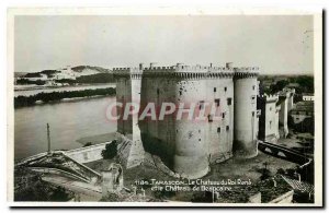 Old postcard Tarascon Chateau du Roi Rene and Chateau de Beaucaire