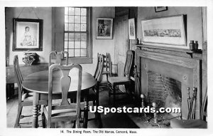 The Dining Room of the Old Manse - Concord, MA