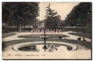 Old Postcard Corbeil Square Saint John