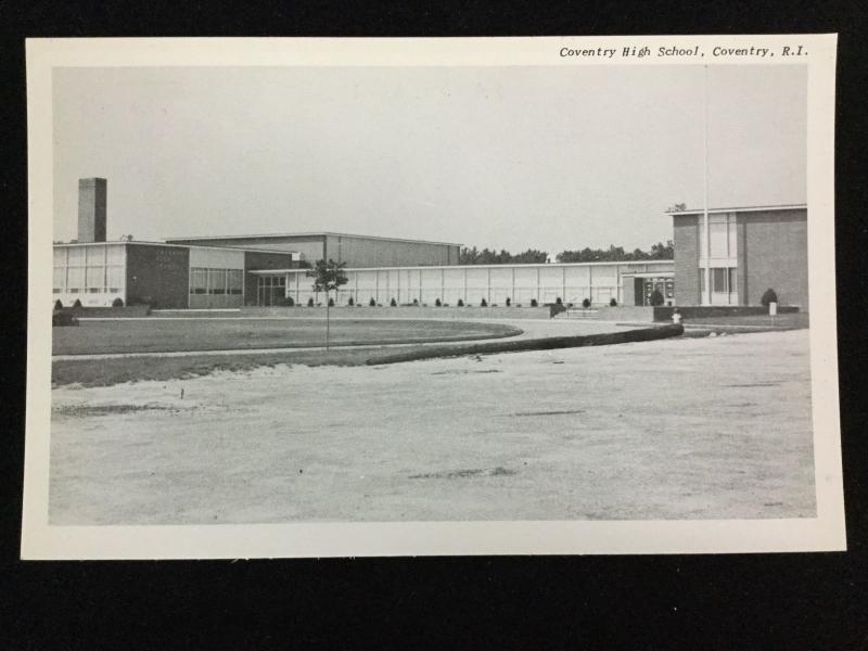 Vintage Coventry High School, Conventry, RI postcard