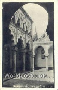 Cour de la Mosque Orliansville Algeria, Africa, Unused 