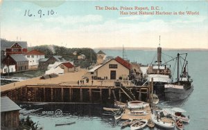 br105841 the docks prince rupert best natural harbour british columbia  canada