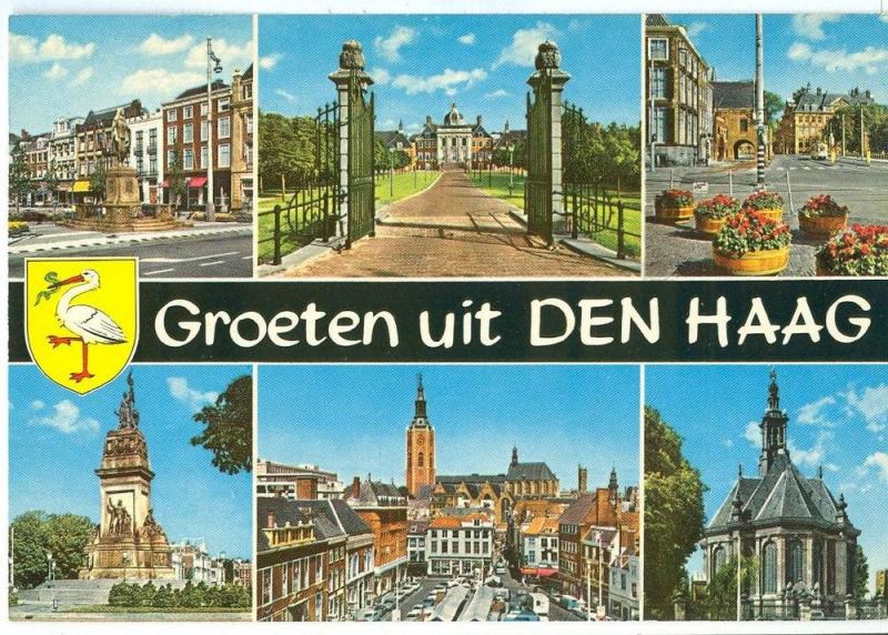 Netherlands, Groeten uit den Haag, 1960s unused Postcard