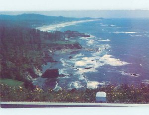 Pre-1980 PANORAMIC VIEW Newport Oregon OR AF0433