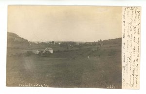 VT - Pownal Centre. Bird's Eye View ca 1906   RPPC