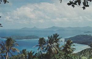 Udot and Tol Islands viewed from Moen Island - Chuuk, Micronesia - Pacific