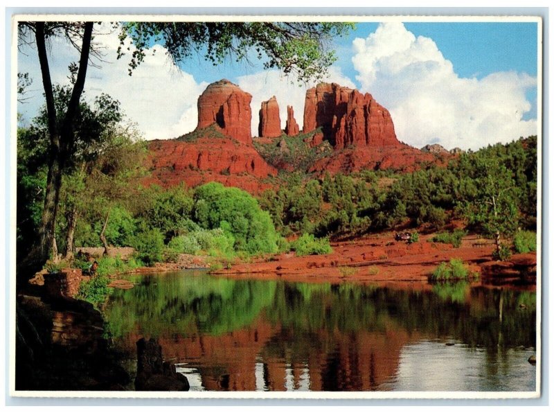 1985 Red Rock Crossing Shallow Water Oak Creek Canyon Sedona Arizona AZ Postcard