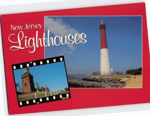 Postcard New Jersey Lighthouses New Jersey USA