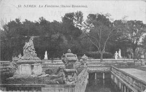 BF10275 nimes la fontaine bains romains france        France