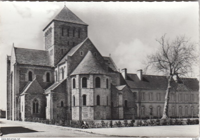 RP: LESSAY (Manche) , France 40-60s ; Chevet de l'Eglise Abbatiale