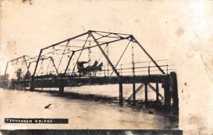 Tenhassen Minnesota ? Bridge Real Photo Vintage Postcard AA35457