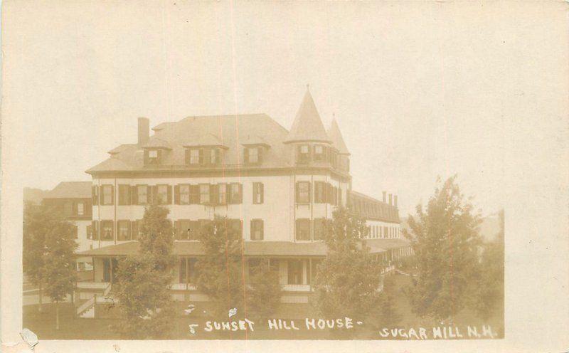 C-1910 Sunset Hill House RPPC Photo Postcard Sugar Hill New Hampshire 12431