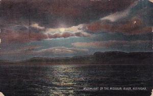 Moonlight On the Missouri River Nebraska 1909