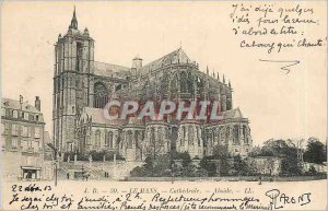 Old Postcard Le Mans - cathedral - apse