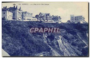 Old Postcard Biarritz Villas De La Cote Basque