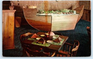 2 Postcards ST. CHARLES, Missouri MO ~ Roadside NOAH'S ARK RESTAURANT 1960s-70s